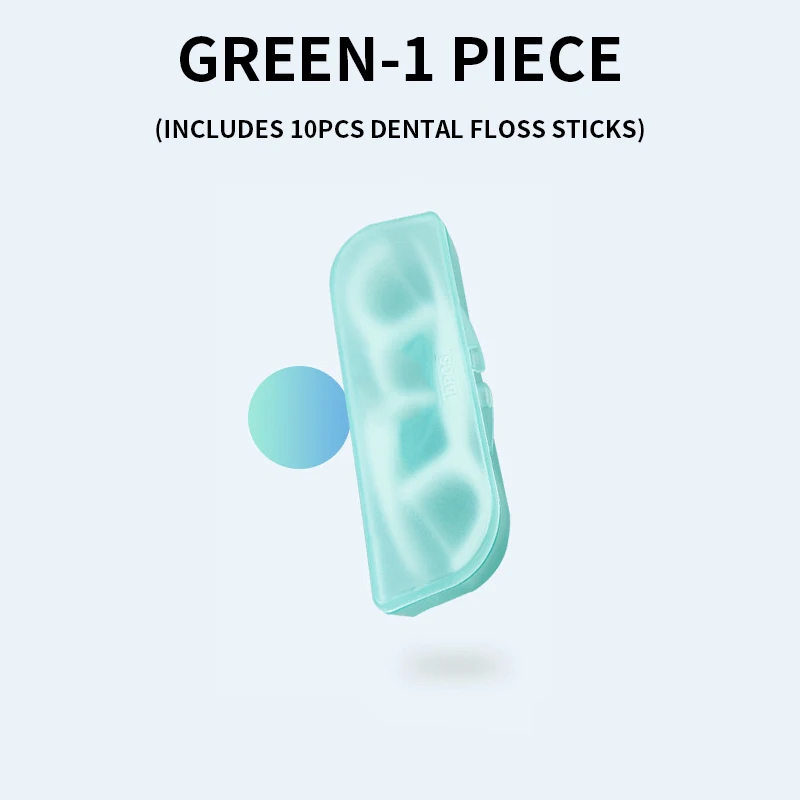 Teeth Floss Box Set of 10 Portable Mini Floss