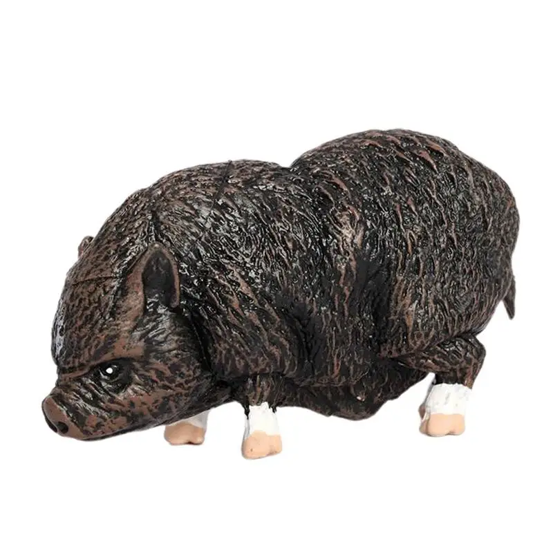

Pig Animals Model Figures Toy Funny Pig Sculpture Ornaments Funny Pig Indoor Outdoor Sculpture Lawn Ornaments For Bedroom Shelf