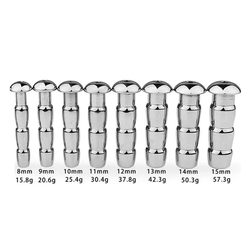50MM Long Stainless Steel Urethral Sound Dilators Penis Plug Male Masturbator Penis Inserts Chastity Sex Toys sex toys
