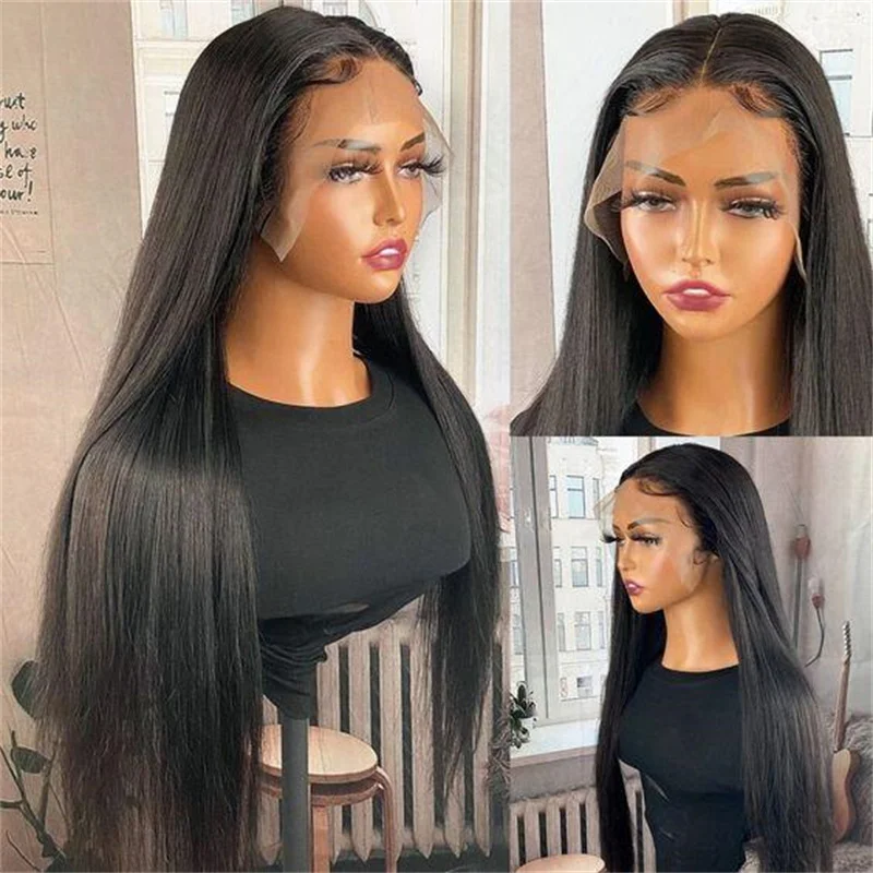 soft-180density-26”long-black-silky-straight-lace-front-wig-for-black-women-babyhair-preplucked-heat-resistant-glueless