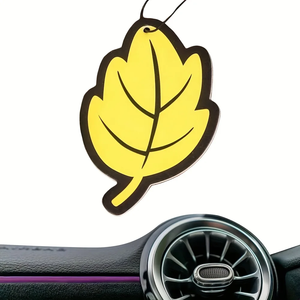 Car Air Freshener Leaf Shape - Green Apple Scent