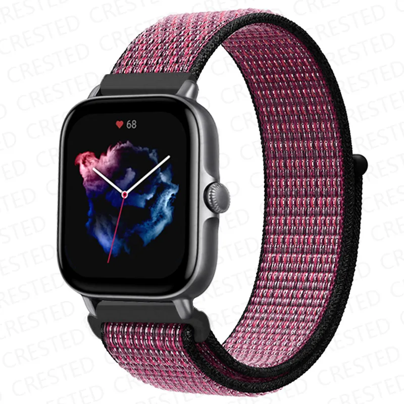 Nylon Sport Watch Band Bracelet - 20mm/22mm Adjustable Strap
