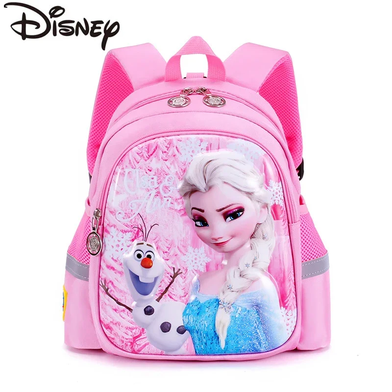 Disney Kindergarten School Bag Cartoon Elsa Backpack Fashion for Kids children backpack children bag students backpack