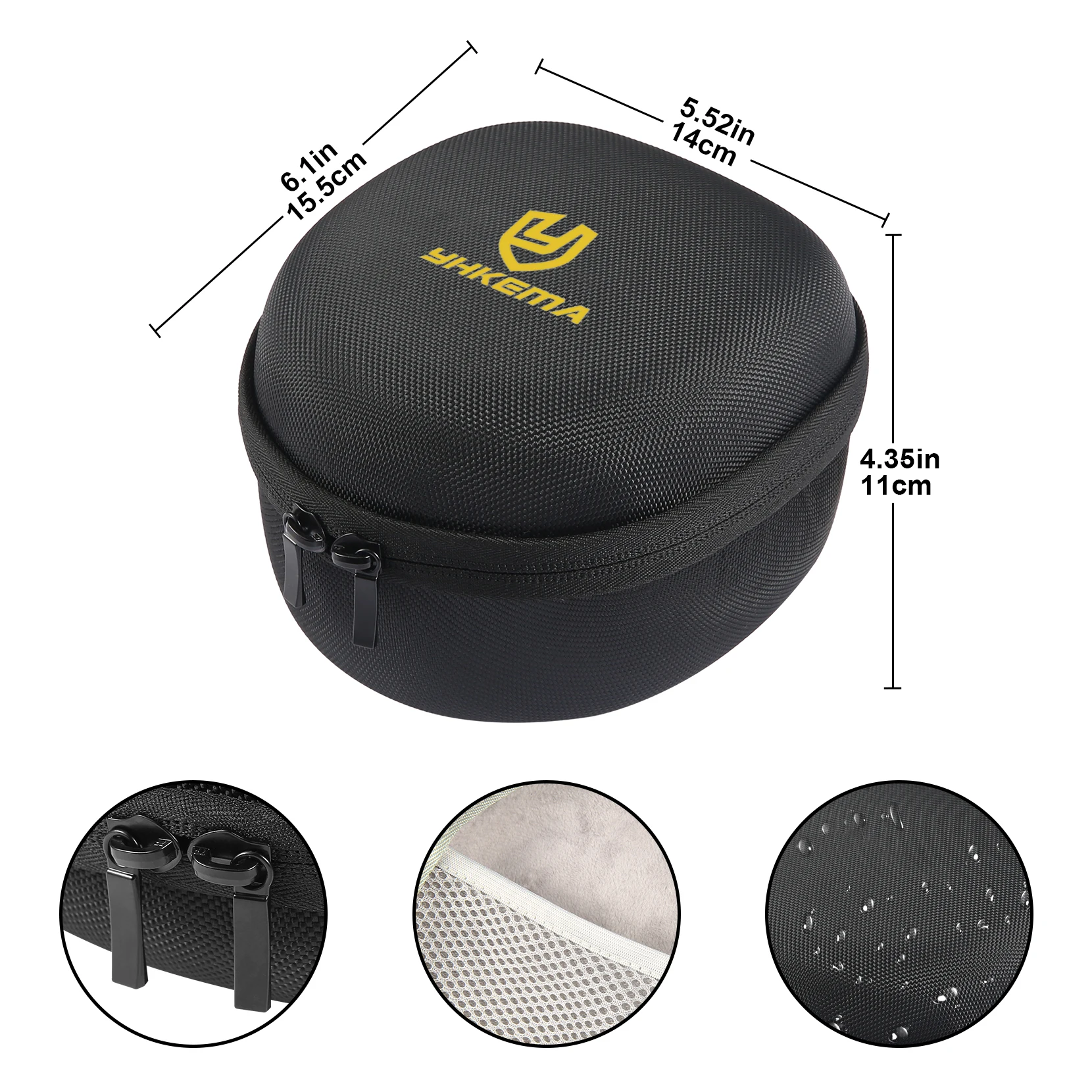 Storage Case Box Tactical Headset Earphone Accessories Portable Storage Bag Foldable Tactical Shooting Headphones YHKEMA tactical headset tactical headset bracket tactical headset clip
