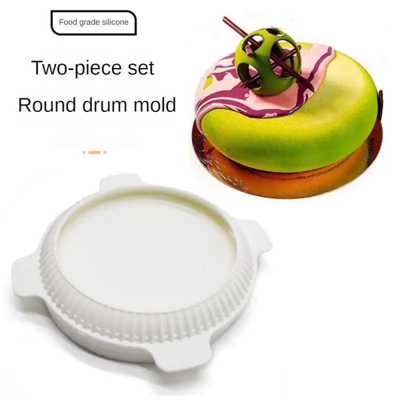 

Круглая форма для торта, легко снимаемая прочная легко моющаяся посуда для выпечки Без проникновения, форма для мусса, выпечки, силикагель