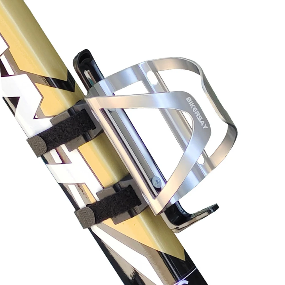 2pcs Bicycle Water Bottle Holder Cage with Straps Cycling Bike Bottle Attachment Mount with