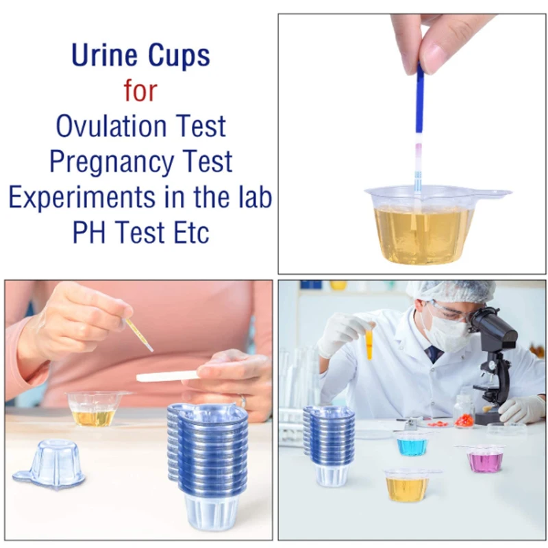 5-100pcs Urine Collection Sample Bottle Container Specimen Cup sample collection cup