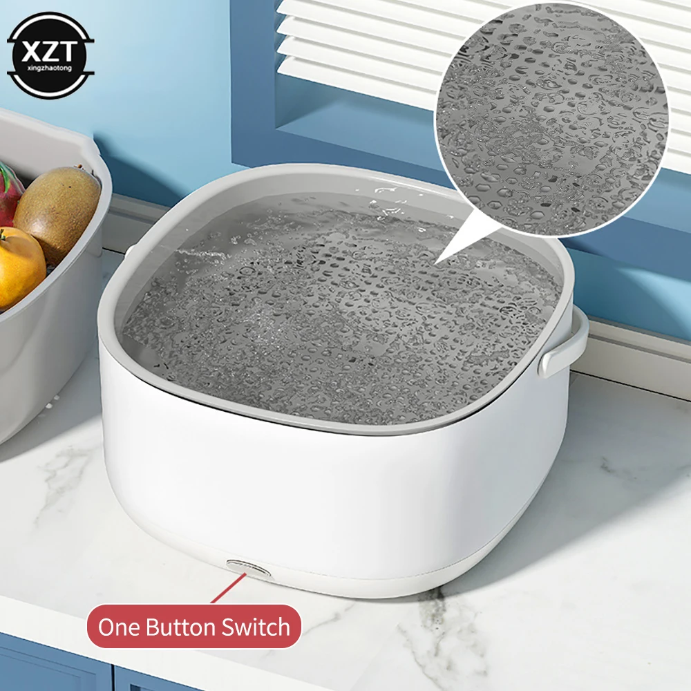 Fruit and Vegetable Washing Machine Convenient Washing Basket Fruit and Vegetable Electric Washing Machine Kitchen Cleaning Tool 5