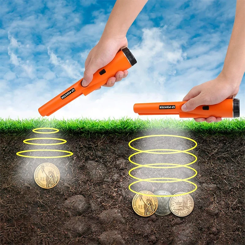 Portable Metal Detector Small Metal Positioning Rod Handheld Metal Detector High Precision 360 °Strong Induction 6