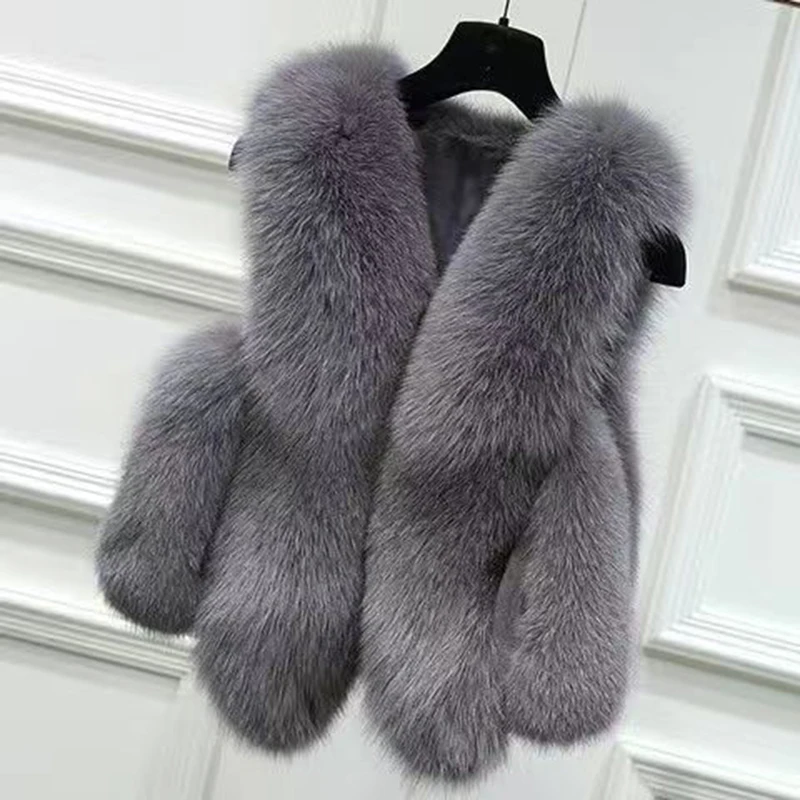 autumn-and-winter-2022-fur-vest-new-style-fox-hair-short-slim-fit-coat-splice-cuddle-women's-fashion-faux-fur-vest