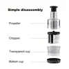 Manual Onion Chopper Stainless Steel Garlic Presser Food Crusher Cutter Meat Mincer Hand Press for Vegetable Kitchen Tool 4