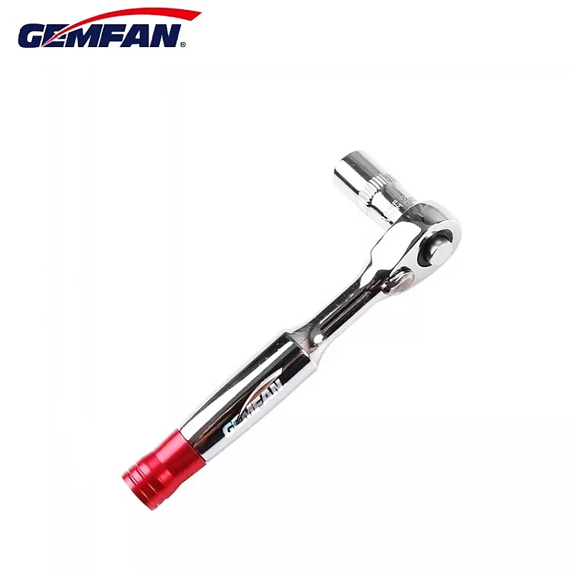 Gemfan 1/4 8mm 래칫 스크루 드라이버 소켓 렌치 모터 도구 FPV 브러시리스 모터 프로펠러 FPV 레이싱 드론