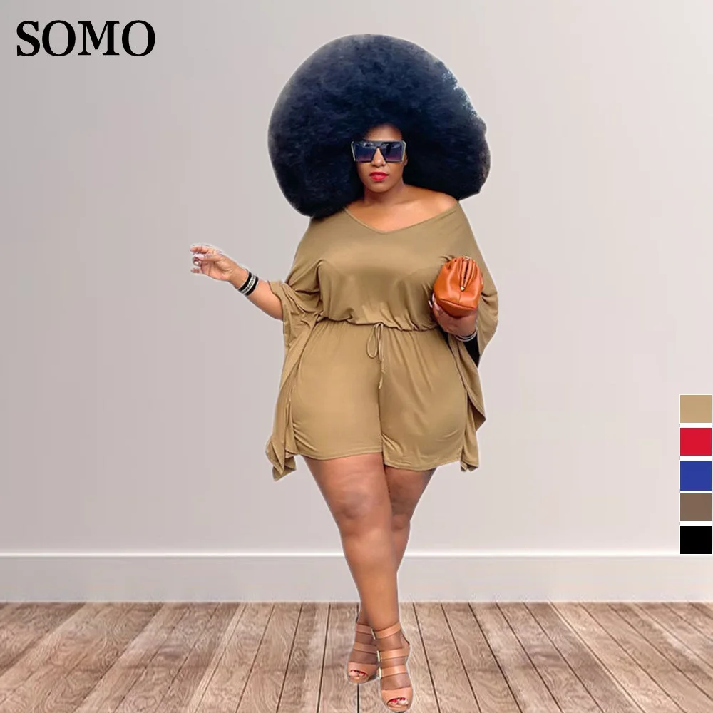 

Модная женская одежда больших размеров 4xl 5xl пикантные свободные топы с открытыми плечами костюм из двух предметов летняя элегантная оптовая продажа Прямая поставка