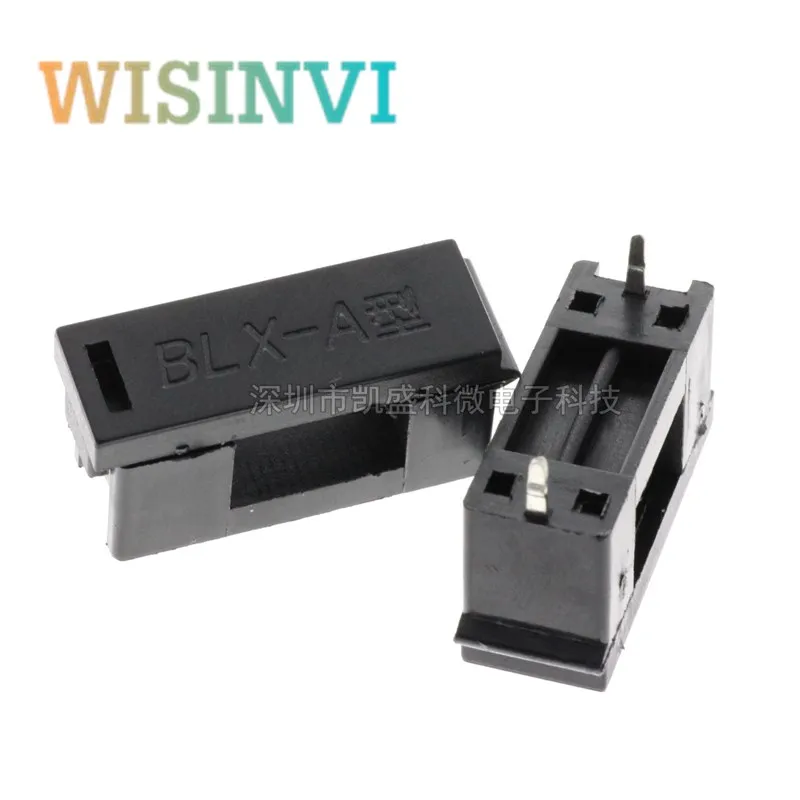 PCB 100 PCS 5*20mm Mount BLX-A type FUSE HOLDER 5MM X 20MM 15A/125V SOLDER HOLDERS Insurance header Fuse 5x20 mm