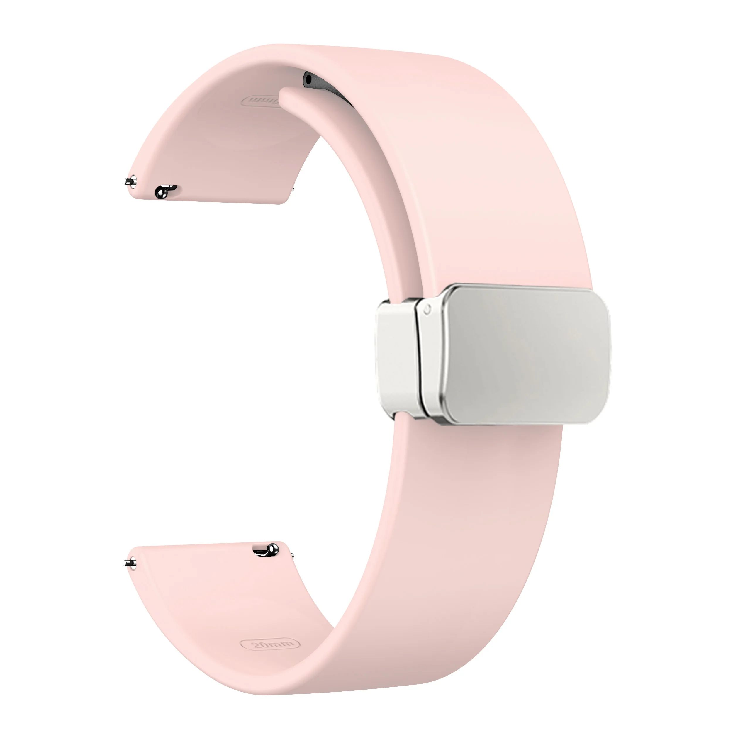 Magnetic Buckle Silicone Strap - Sporty Watch Band Bracelet