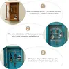 1Pcs Wooden Key Box, Wall Key Bag Wall-Mounted, Farmhouse Keychain Decoration, Decorative Key Holder, Entrance Wall-Mounted Jewelry Storage Box 6
