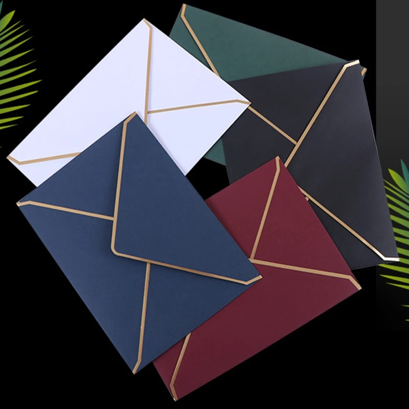 7 x 5 Inches Envelopes Solid Color Envelopes Cash Office Writing Stationary Supplies for Business Budgeting