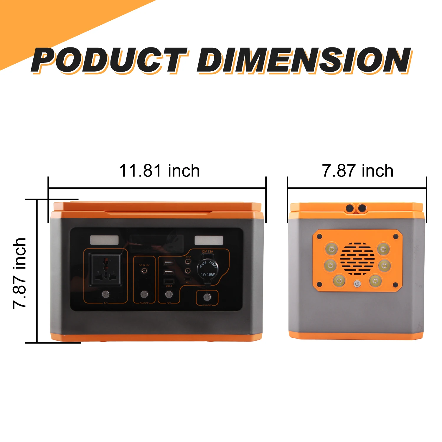 

Portable Power Station 110V 220V AC 500W Power Station Solar Generator Car Refrigerator TV Drone Laptops Free Shipping