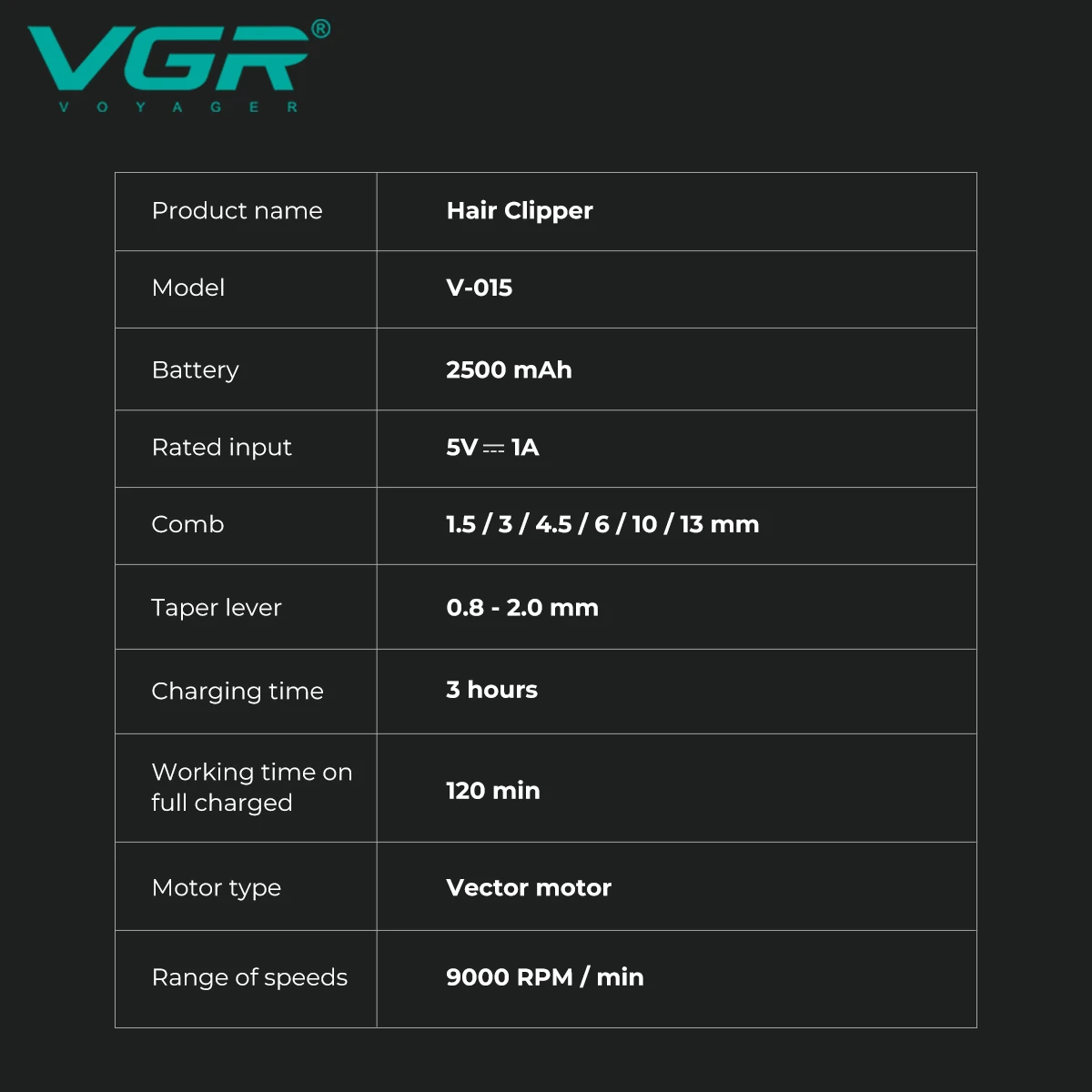 VGR "مكينة حلاقه رجالي " "ماكينة حلاقة الشعر رجال...