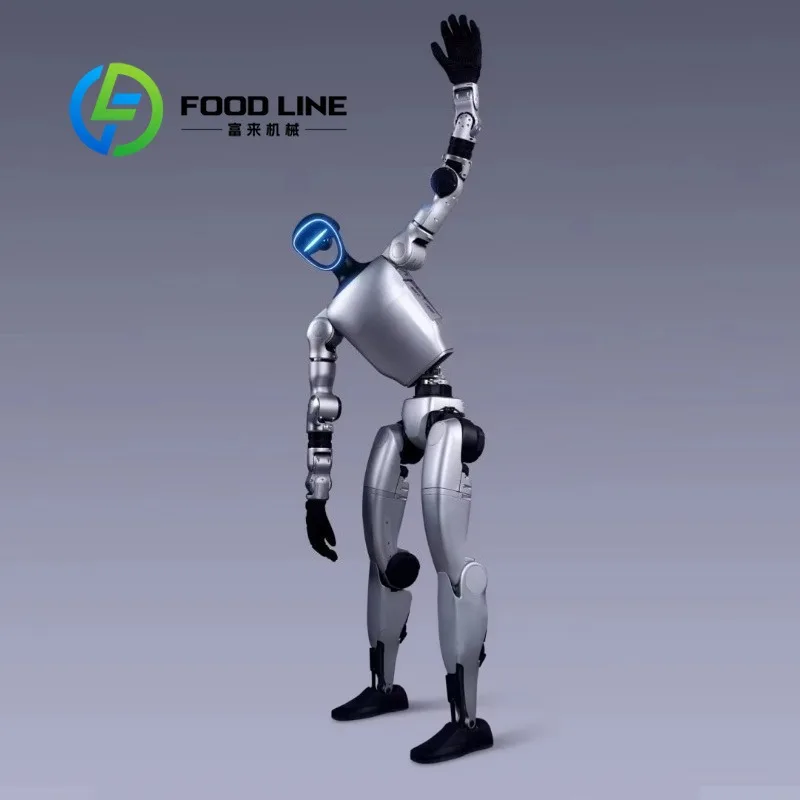 Robot umanoide da laboratorio per trasferimento preciso di reagenti, smistamento campioni e lettura strumenti per un laboratorio stabile a lungo termine - immagine 2