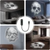 Skull projection lamp, USB lighting night light 3