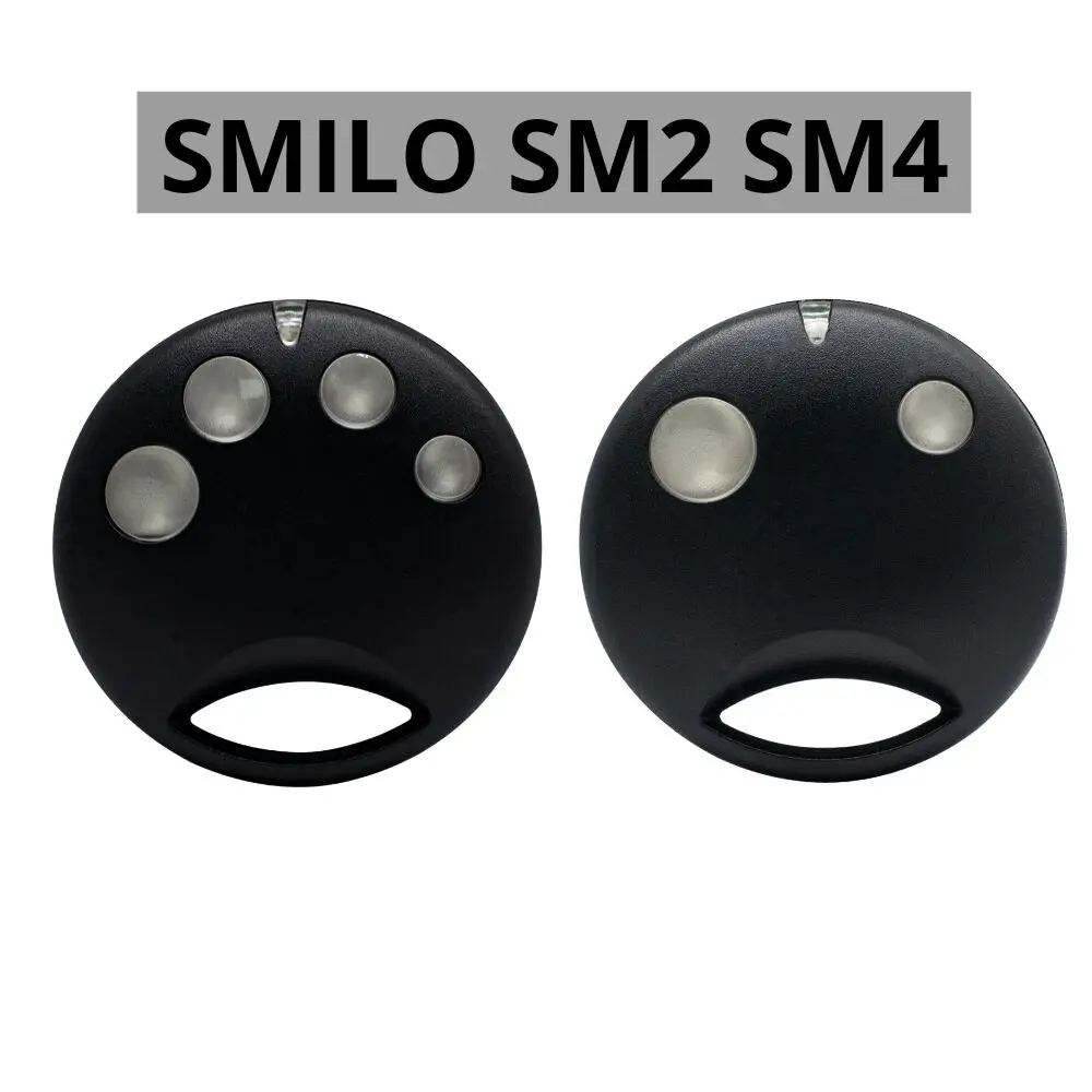 2PCS NICE SMILO SM2 SM4 Gate Remote Control433MHz Rolling Code For SMXI SMX2R SMX2 SMXIS OXI OX2 Receiver Controller Motor 4