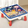 Creative Ball Pulling Game Table Toys Family Party Parent-child Interactive Multiplayer Challenge 4 Themes Board Games Table Toy 5