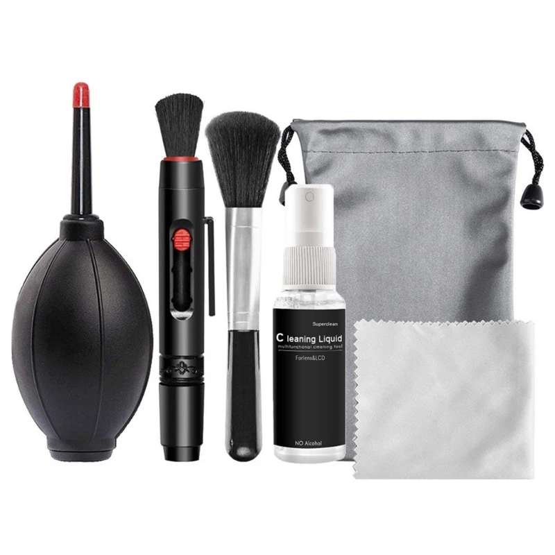 

6 Piece Camera Lens Cleaning for DSLR SLR Cameras Keyboard Cleaner