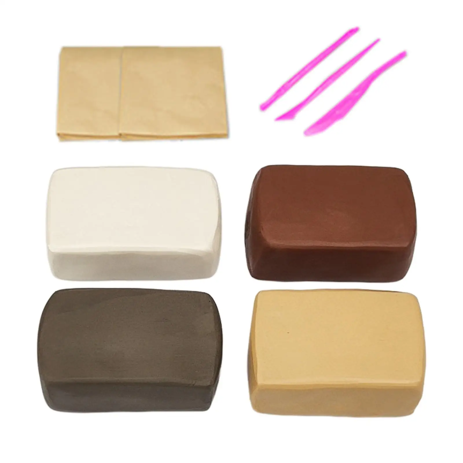 Pottery Clay Crafting Clay Tools Throwing Polymer Air Hardening for Beginners Artists School Projects DIY Crafts