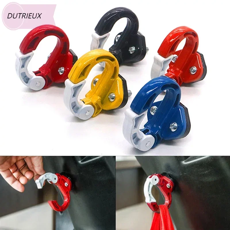 Motorcycle Hook Luggage Helmet Hook Aluminum Alloy Mount Holder Hanger For Motorbike Scooter Dirt Bike ATV Moto Accessories