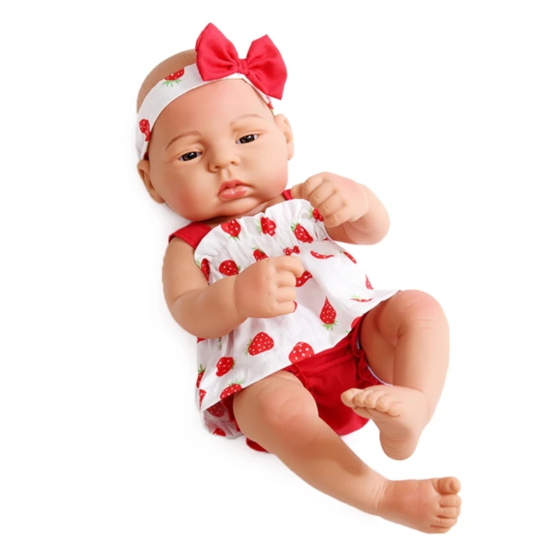 1piece 16inch Baby Reborn Dolls ,Girls Baby Doll Toys, 40cm Waterproof  Vinyl Baby Dolls ,Lifelike Baby Reborn Dolls Toys ,Girls Children's Toys  Gifts