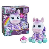 Original FurReal Sweet Jammiecorn Unicorn Interactive Plush Toy Light Up Toy with 30+ Sounds and Reactions Unicorn Soft Cute Toy 2