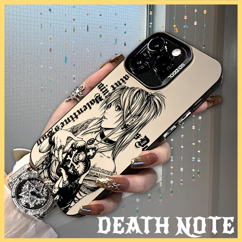 Gothic Style Death Note L & Misa Phone Case Cover