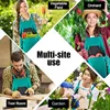 Outdoor Garden Orchard Bag Portable Fruit Picking Tool Cotton Linen Fabric Handbag for Garden Greenhouse Apron 4