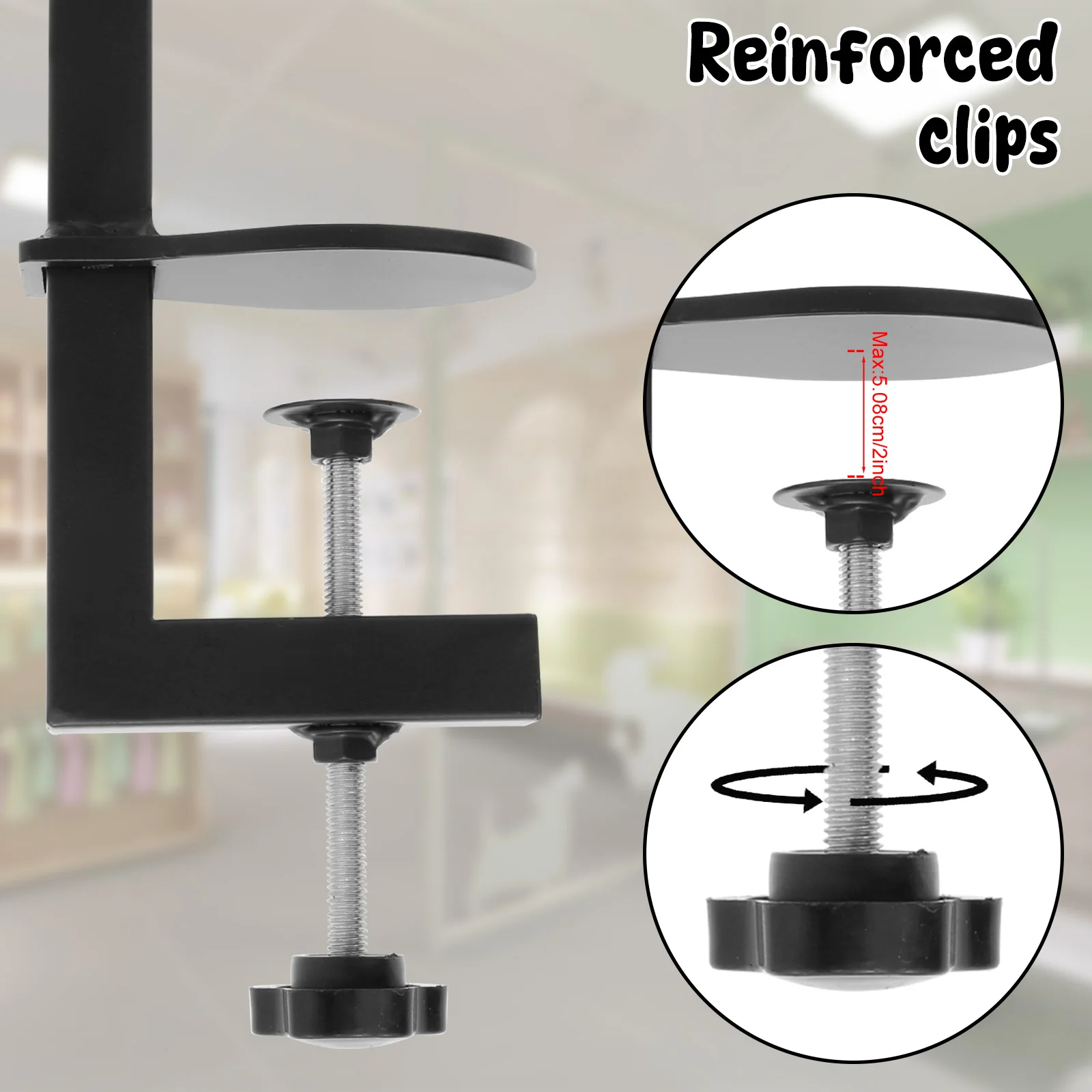 Dog Grooming Table Arm Iron Pet Grooming Stand with Clamp Height Adjustable Fixed Dog Beauty Stand for Pet Nail Clipping Haircut 5