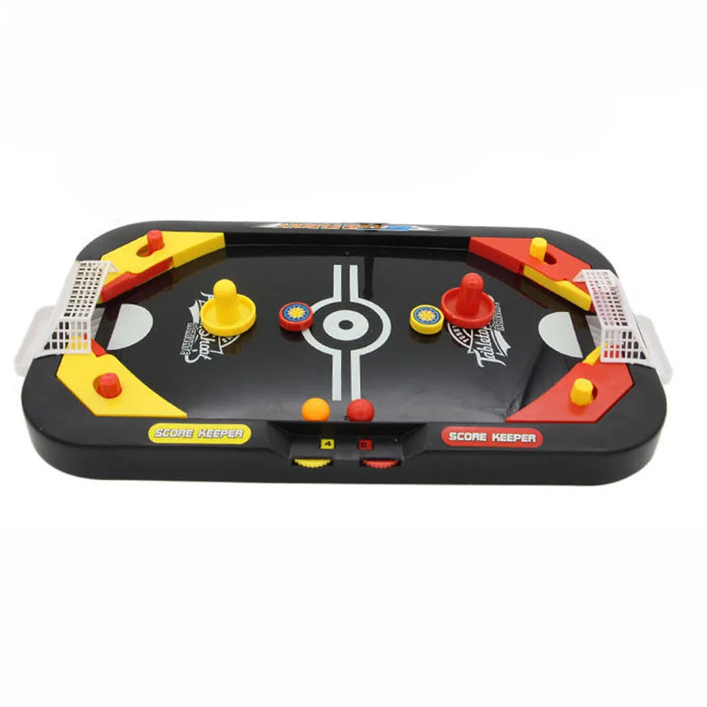 

2 In 1 Mini Hockey Soccer Game Arcade Style Ice Hockey Table Play Family Interactive Sports Toy Gifts