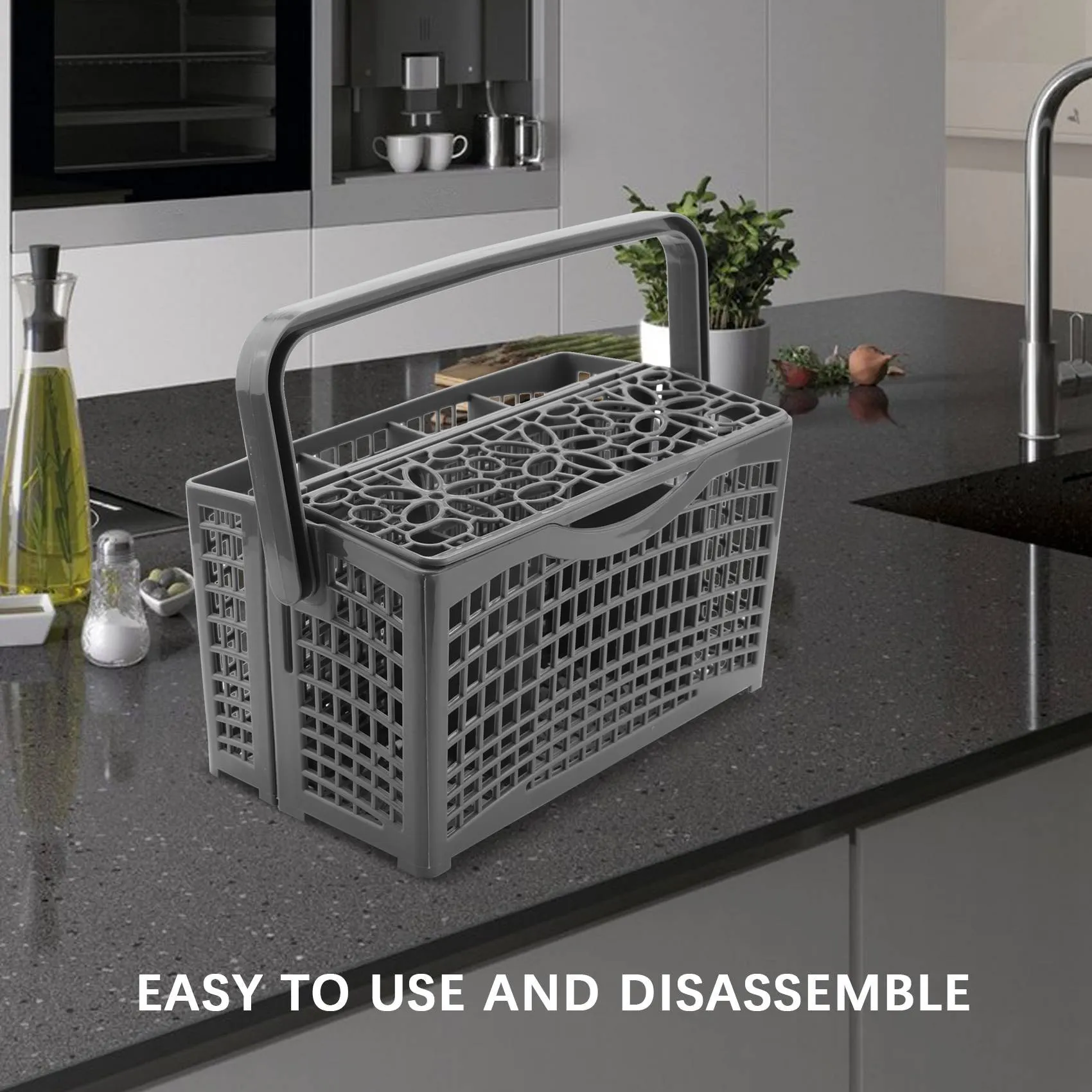 1PC Universal Cutlery Dishwasher Basket for Bosch/Maytag/Kenmore/Whirlpool/LG/Samsung/Kitchenaid Dishwasher Replacement HOT