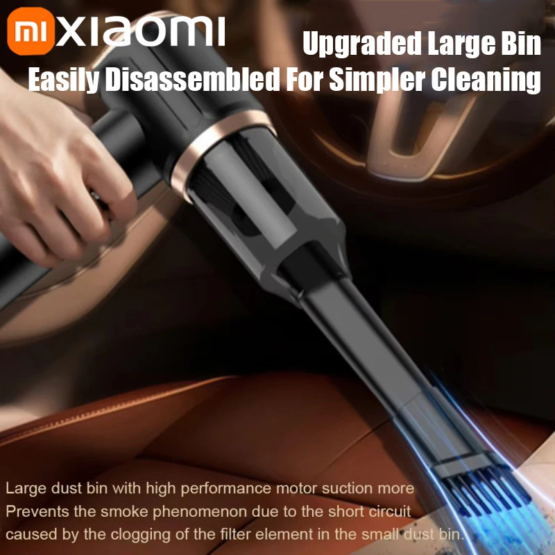 Xiaomi 5-in-1 Car Vacuum Car Vacuum Cleaner Portable Mini Cordless 45000pa Powerful Suction Machine For Home