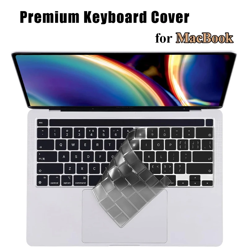 Cover per tastiera Ultra sottile compatibile con 2023 MacBook Pro 13 pollici 2022-2020 M2 M1 A2338 A2289 A2251 e Pro 16 pollici A2141 2019