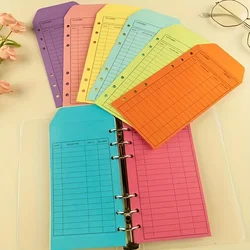 Budget Envelope PP Loose Binder with Monthly and Weekly Tracking (12pcs)