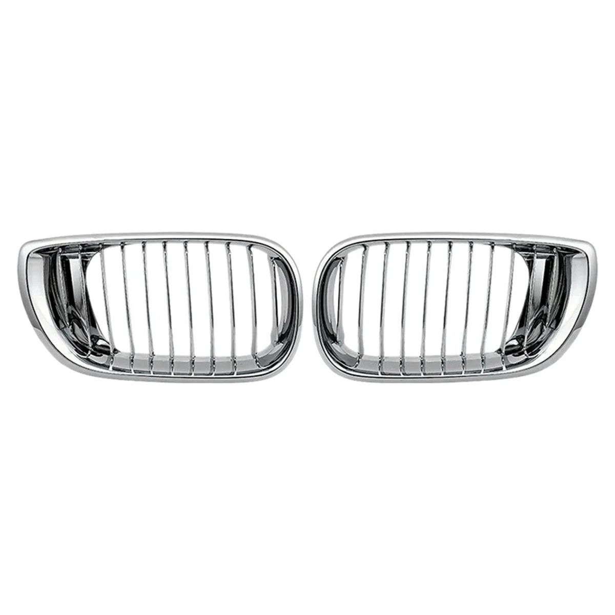 Automobile Forward Air Grille Chrome Ghost Mask Adatto Per Bmw E46 4-Door 2002-2005 51137030545