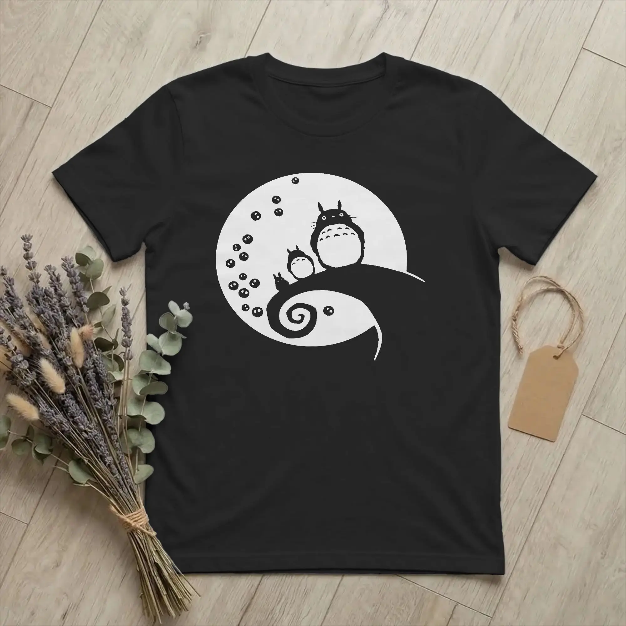 Hayaos Miyazakis Before Christmas T-Shirts für Männer und Frauen, Vintage-T-Shirt aus reiner Baumwolle, kurzärmeliges T-Shirt, bedruckte Kleidung
