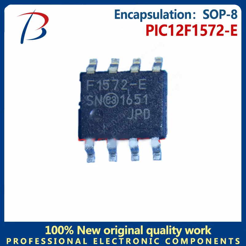 

10PCS PIC12F1572-E silk screen F1572-E package SOP-8 microcontroller