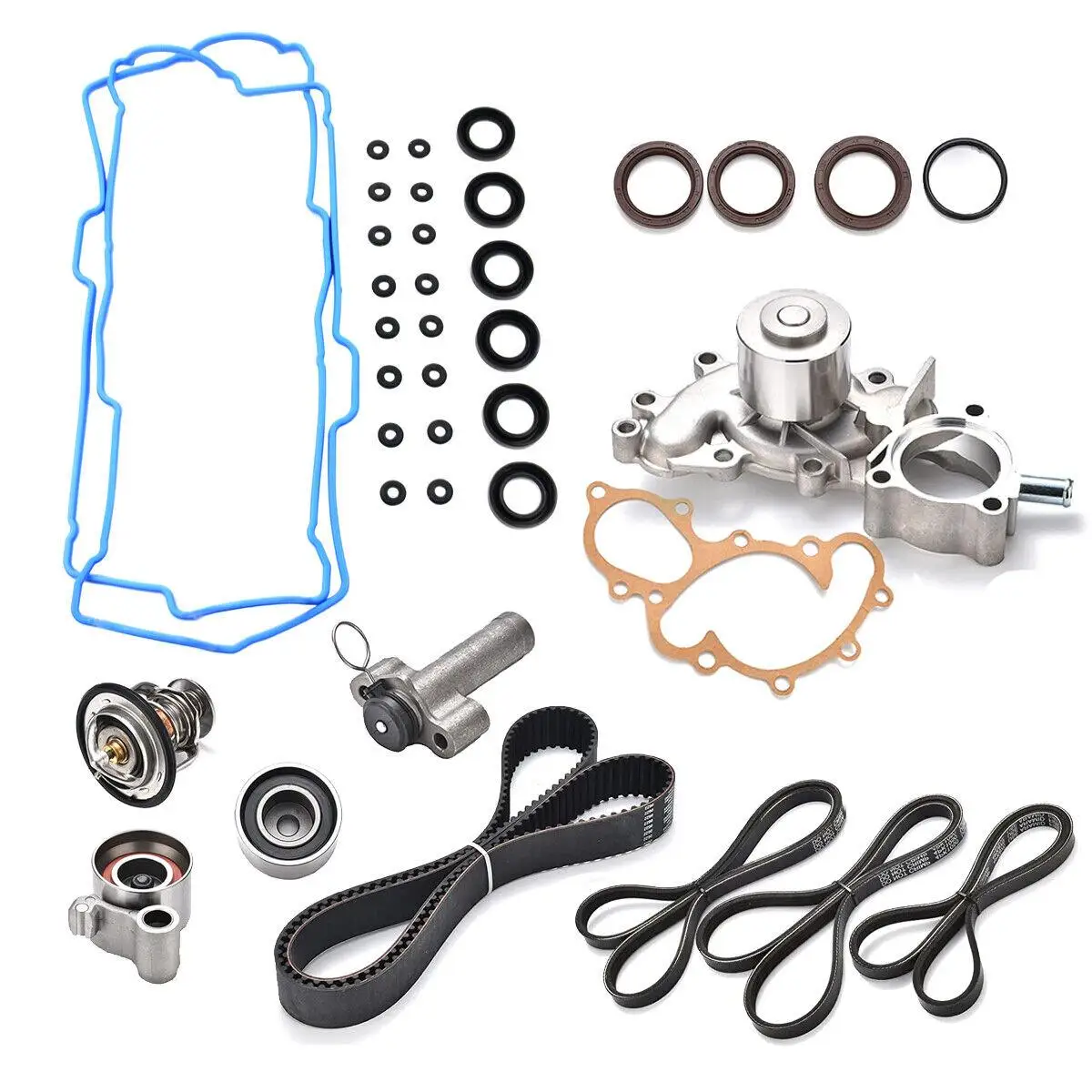 

AP01 Head Gasket Set Timing Belt Kit Water Pump For Toyota 4Runner 3.4L 5VZFE TS2627 13568YZZ03 1350362040 161006939883