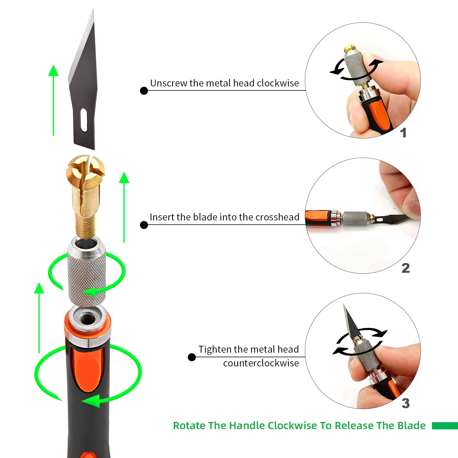 EHDIS Carbon Steel Blades Craft Knife For Cutting Window Tint Vinyl Film Sticker Precision DIY Artwork Cutting Wood Carving Tool