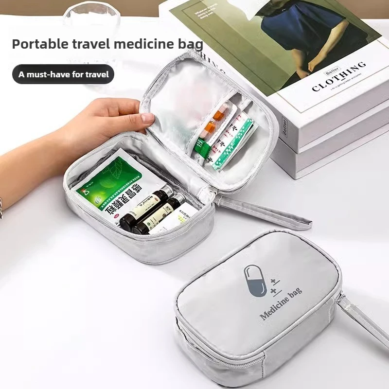 Portable Medical Bag Travel Bag Large Capacity Medicine Storage Box Household Emergency Medicine Reserve First Aid Kit