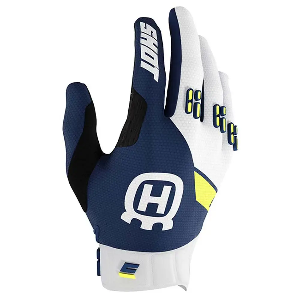 Motorcycle gloves Husqvarna Moto Navy MX Off Road Motocross MTB Dirt Bike