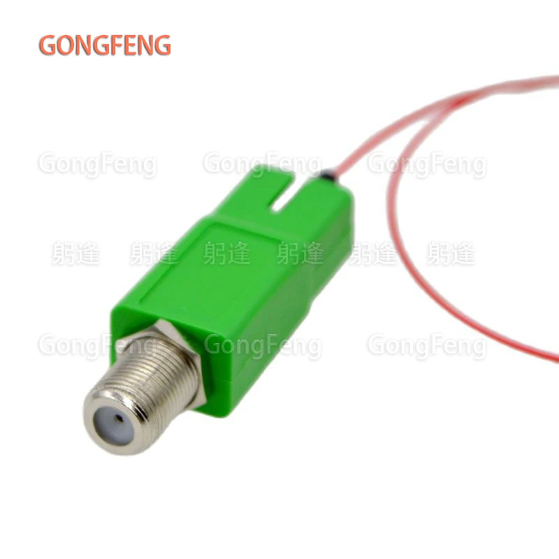 10PCS New FTTH Passive Mini Node Optical Receiver With WDM CATV Photoelectric Conversion Adapter Optical Communication Equipment