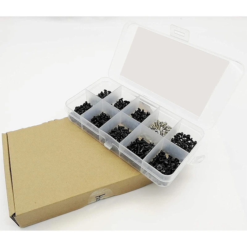 1000Pcs M2 M2.5 M3 Laptop Notebook Computer Screw Kit Set For IBM HP