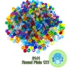 300PCS Transparent Mixed Color Plate Tile Slope Round 1x1 3024 4073 98138 3070 54200 Building Block Part Brick Pixel Art DIY Toy 6